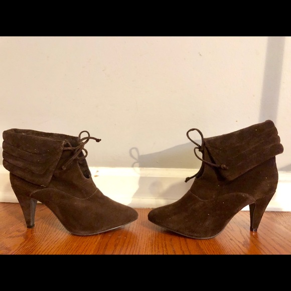 Brown Bootie Heels | Winter Spring Fall - Picture 3 of 7